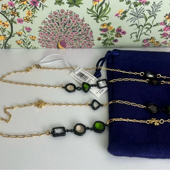 New Tory Burch ROXANNE DELICATE LONG NECKLACE - Picture 13 of 15